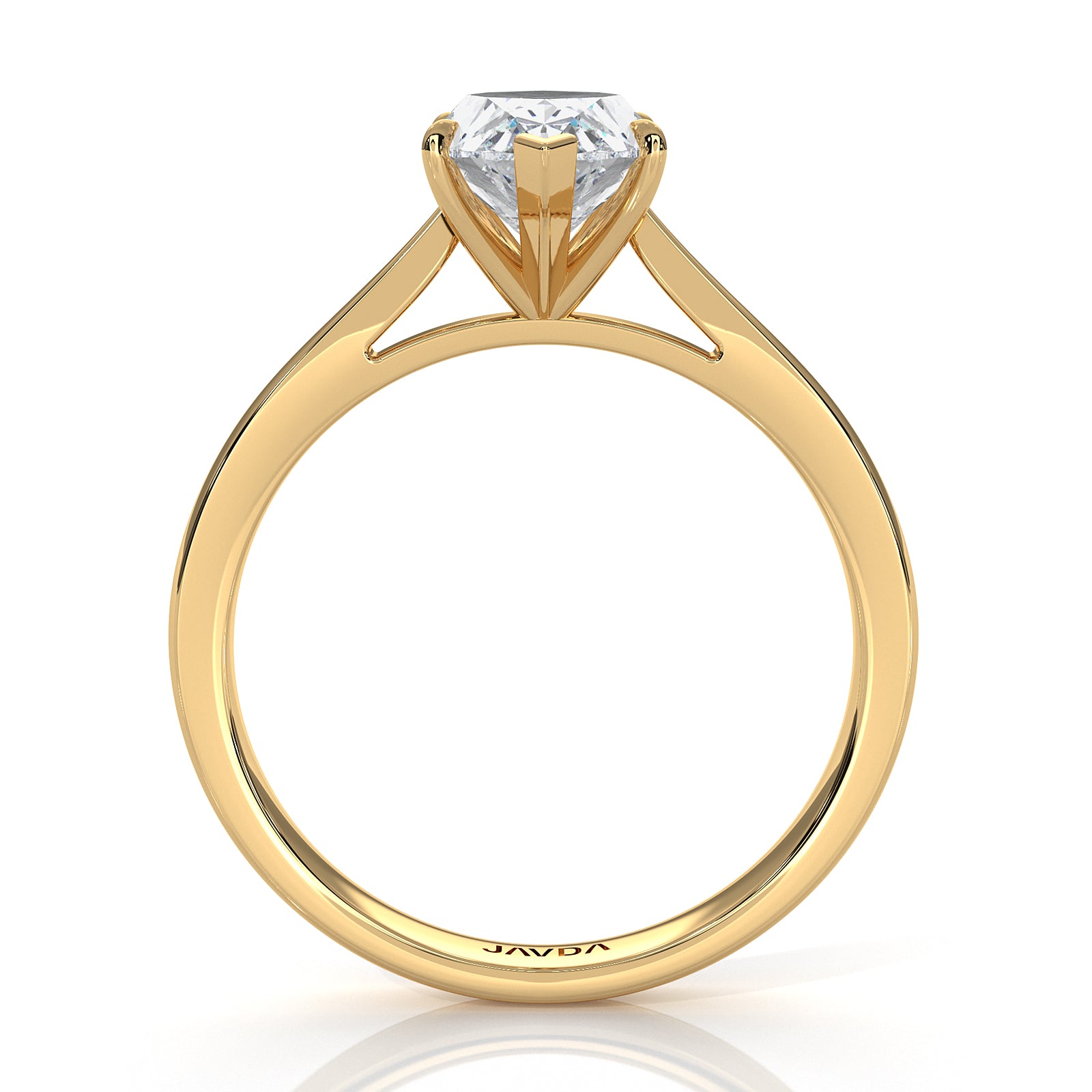 4.5g Princess Prong Setting Lab Grown Diamond Engagement Solitaire Ring IGI Certified 1.00 Ctw.